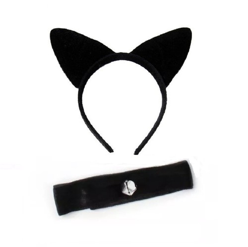 Halloween black soft fabric - black,