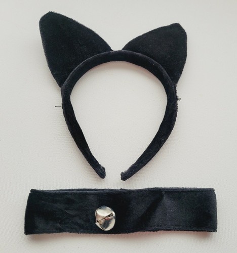 New black cat aliceband - cat,