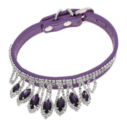 Rhinestone dog collar - dog, cat